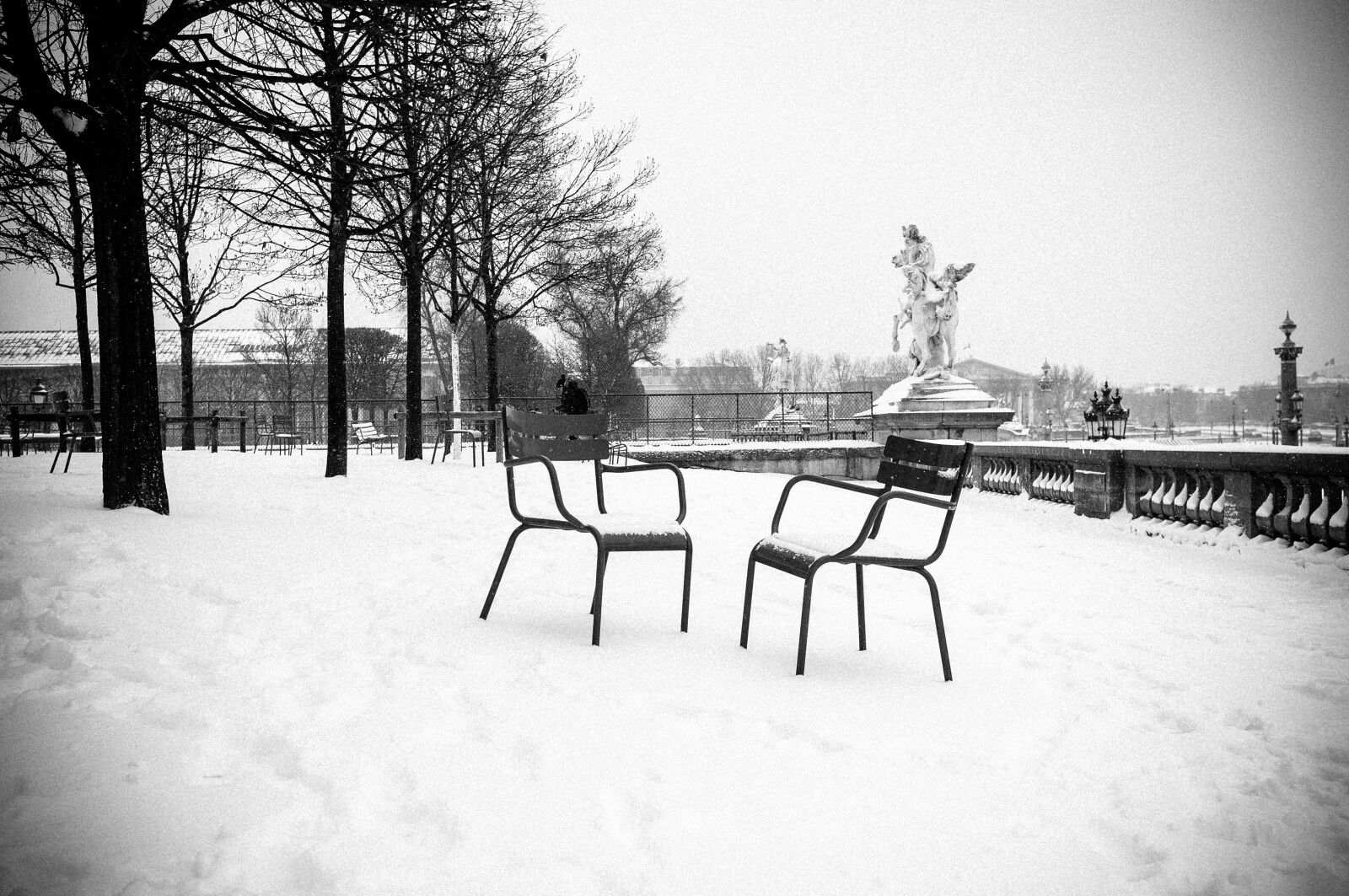 Paris sous la neige