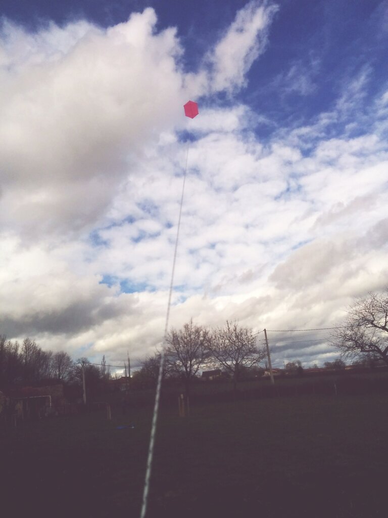 First flight of my #rokakku . #kap soon ! (kite aerial photography)