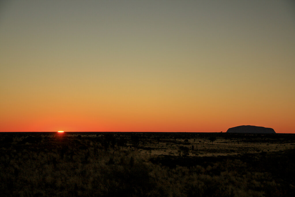 Sunrise near Uluru